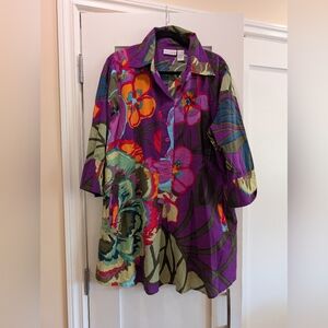 Soft Surroundings 100% Cotton Tunic,XL